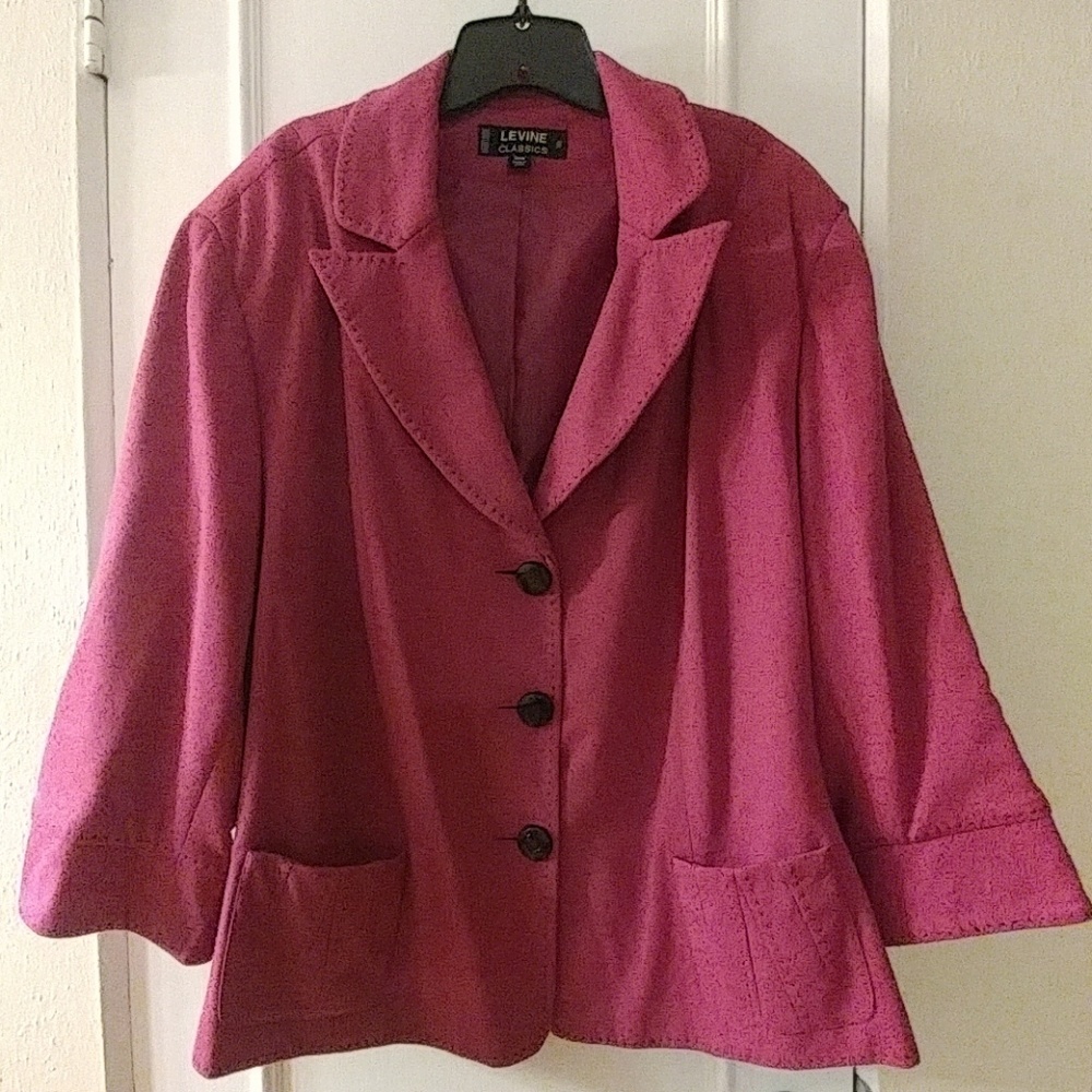 Pink Ponte blazer
